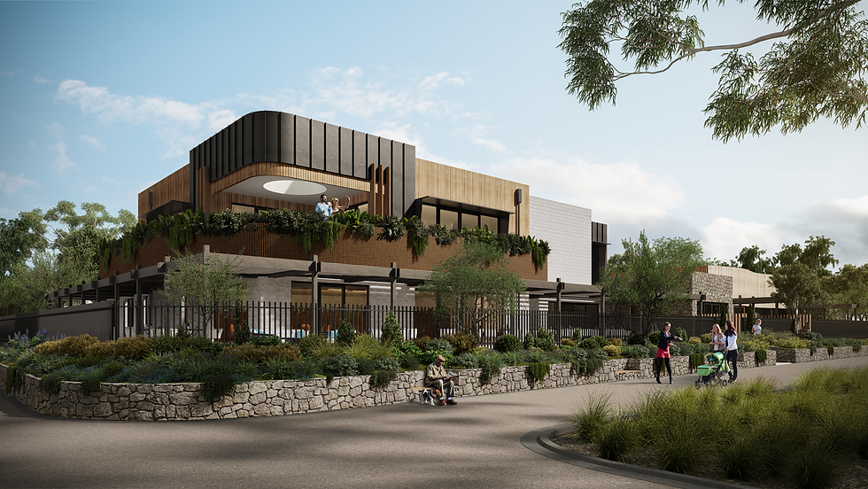 Artist's impression of the ReGen Living Waurn Ponds Clubhouse